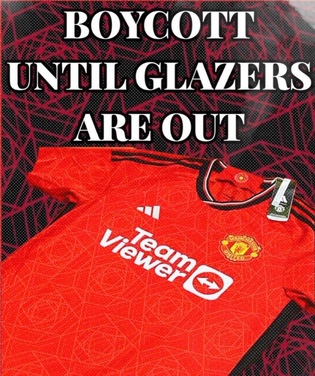 🚨The Glazers think we are fools  
Boycott Manchester United New kit until our club is sold   
Don’t buy

@ManUtd

#BoycottMUFCKit 

#GlazersFullSaleNOW 

#GlazersOut 

#AnnounceQatar 

Retweet, Copy and paste. Lets get it trending