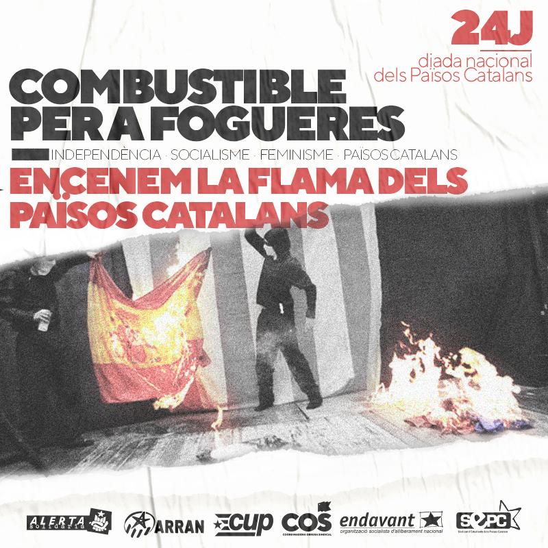 Endavant_OSAN's tweet image. 🔴 Dia #24J2023 Diada Nacional dels Països Catalans.
Encenen la flama dels Països Catalans.
Combustibles per a fogueres!
🔥🇪🇸🔥🇫🇷🔥🇪🇺🔥