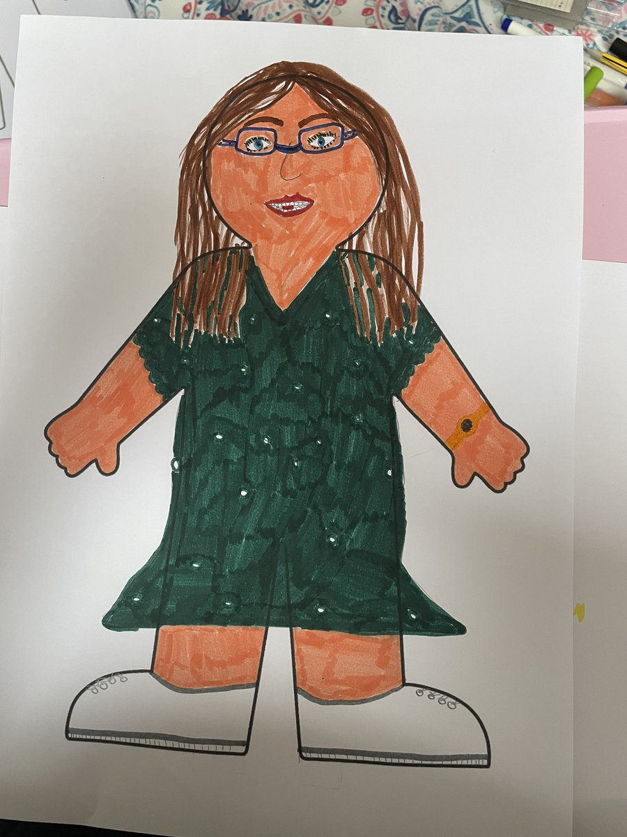mccoll_miss's tweet photo. What a lovely transition afternoon I had with my class! It was fantastic to start getting to know each other. We drew self portraits and asked friends to use adjectives to describe us. These will be cut out and turned into a wall display for our new classroom in August. https://t.co/EaOVuZmRYV