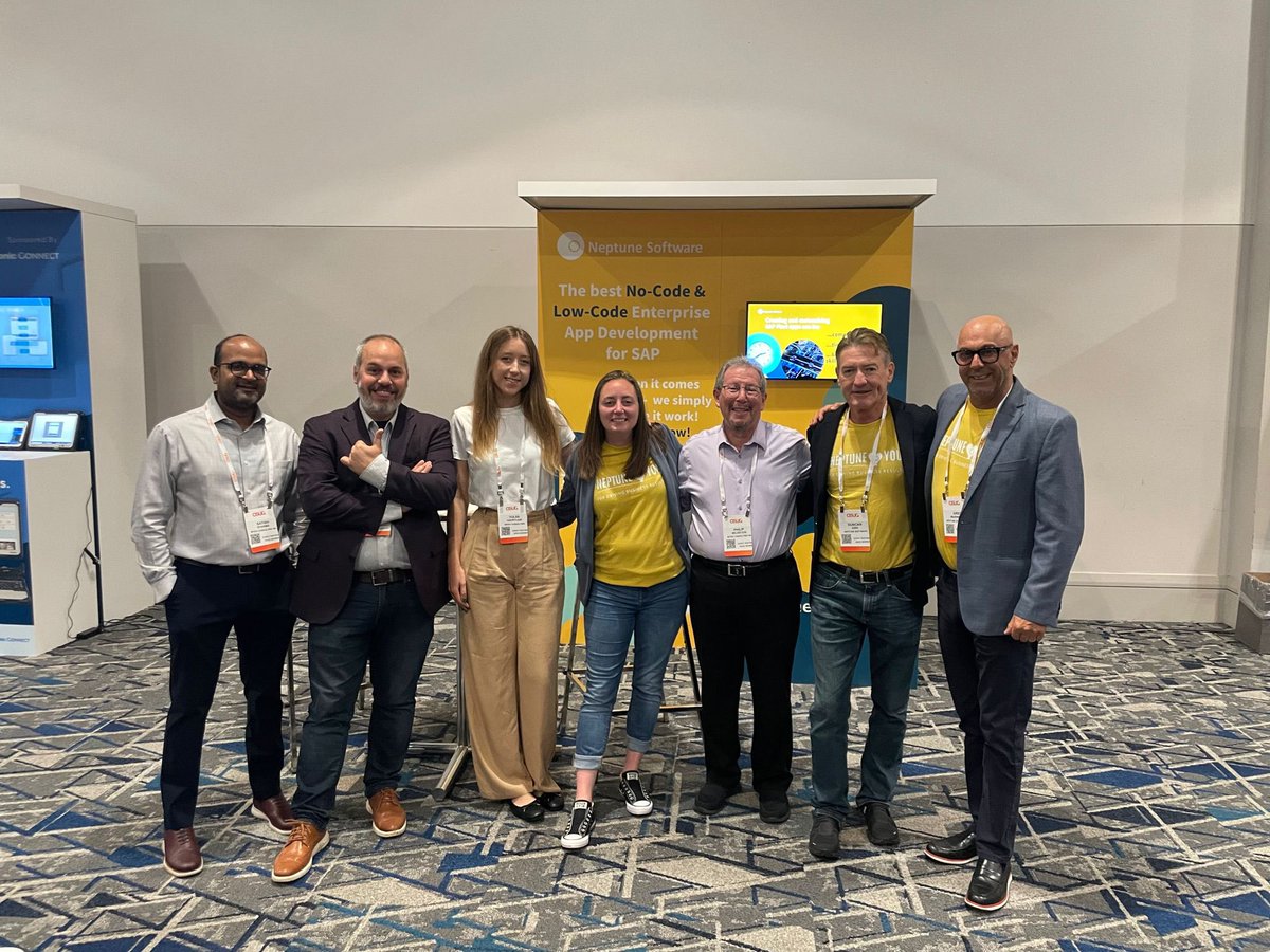 NeptSoft's tweet photo. Coming at you live from @ASUG365’s event: “Best Practices for Chemicals” 🙌🥳 https://t.co/nreFxeZ0Fw