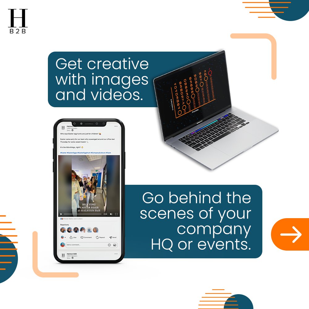 We’re sharing our creative and 𝗺𝗼𝘀𝘁 𝗲𝗳𝗳𝗲𝗰𝘁𝗶𝘃𝗲 B2B social ideas that are sure to grab attention from other companies and foster professional connections.

Ready to mix up your feed? We’ve got you!
#SocialMedia #Social #Marketing #B2B #B2BBusiness #Content #Creative