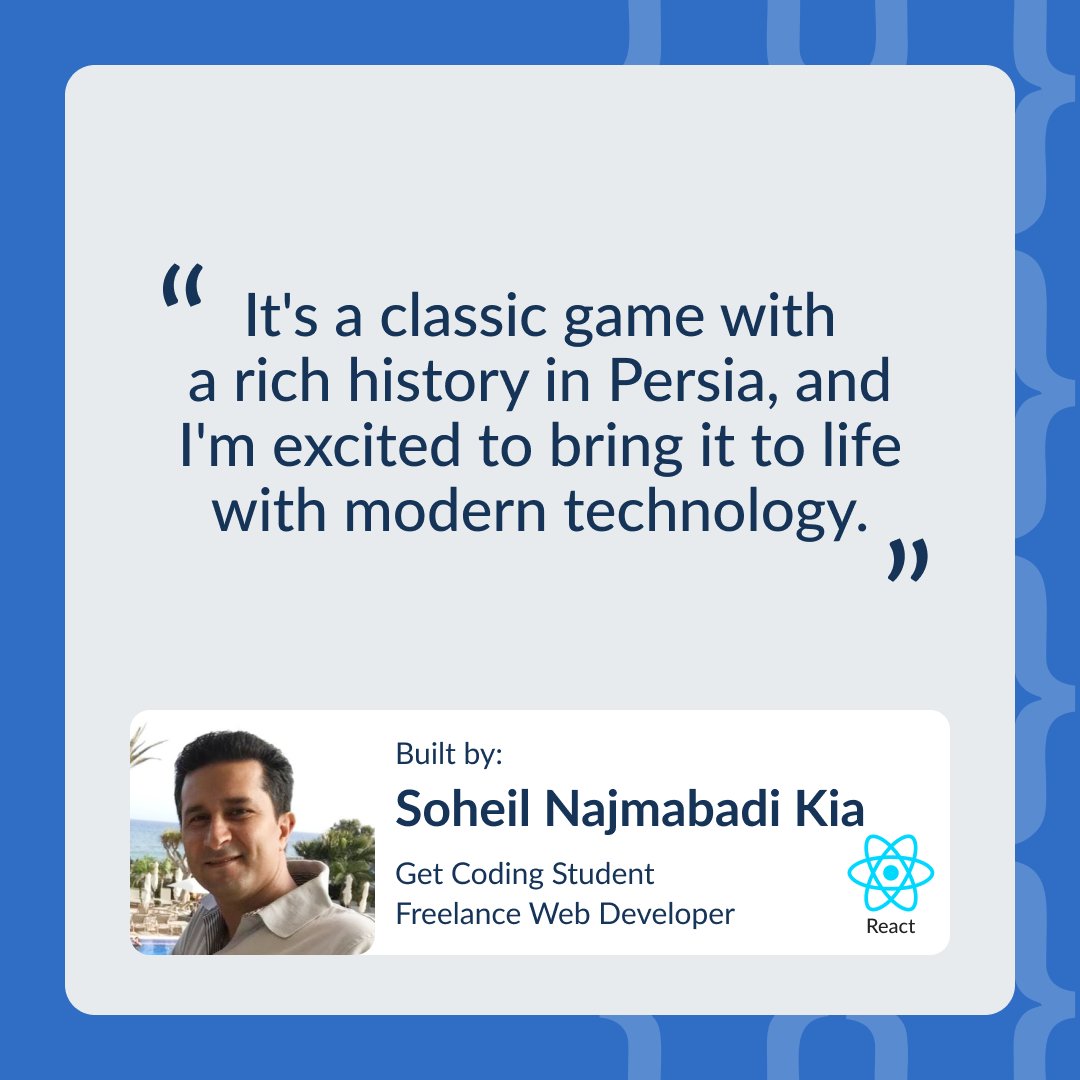 _GetBuilding's tweet photo. 🎲Exciting news! Student Soheil Najmabadi Kia created "SoSep Backgammon", a 2-player board game with drag-and-drop, animations, &amp; score tracking. Shout-out to his coach, Mitchell Hynes.🙌 Learn more: https://t.co/BbgkauHBoF Try it: https://t.co/ndeYaWEsJQ 🚀
#getcodingnl  #technl https://t.co/XkWk2p3bzB