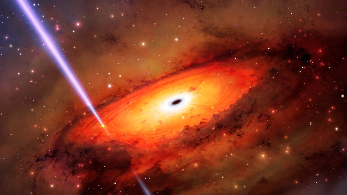NOIRLabAstro's tweet image. Astronomers using @GeminiObs have traced a powerful gamma-ray burst to the nucleus of an ancient galaxy, suggesting stars can undergo demolition-derby-like collisions. More: noirlab.edu/public/news/no… 
Artist impression: @GeminiObs/NOIRLab/NSF/AURA/M. Garlick/M. Zamani
#NSFScience