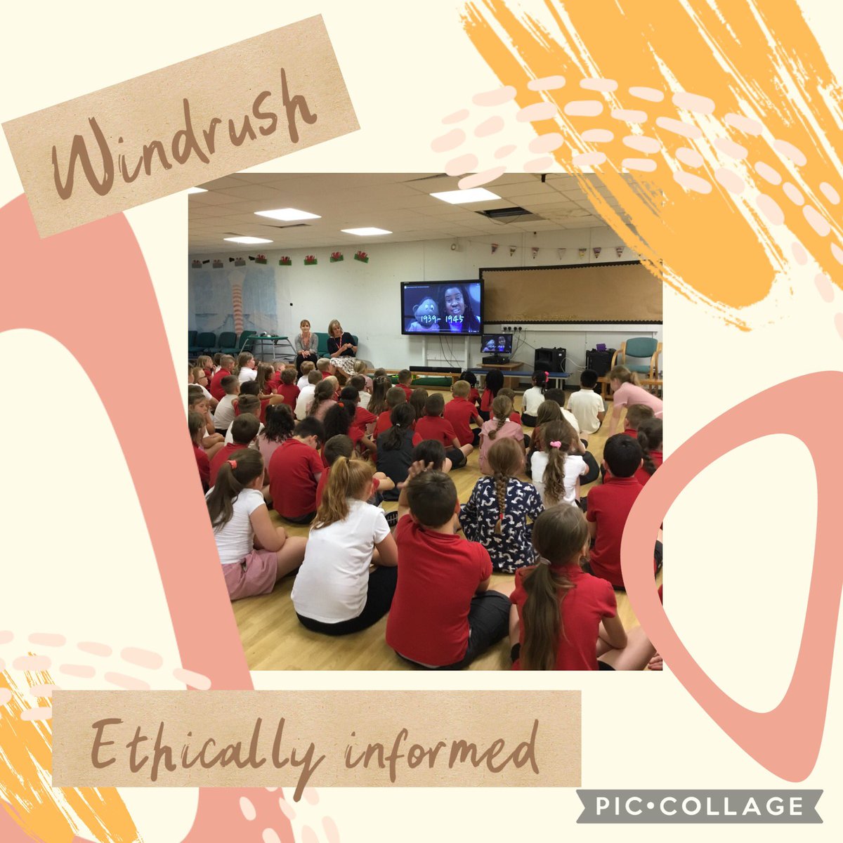 Learning all about Windrush Day. Today is 75 years since the Empire Windrush arrived in the UK. #ethicallyinformed #WeAllHaveRights @MillbrookP