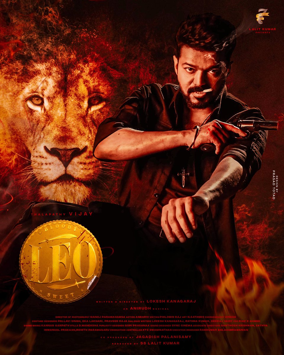 Design for #LeoFilm 💥

#ThalapathyBirthday #HBDThаlаpаthyVIJAY 
#LeoFirstLook 
@actorvijay