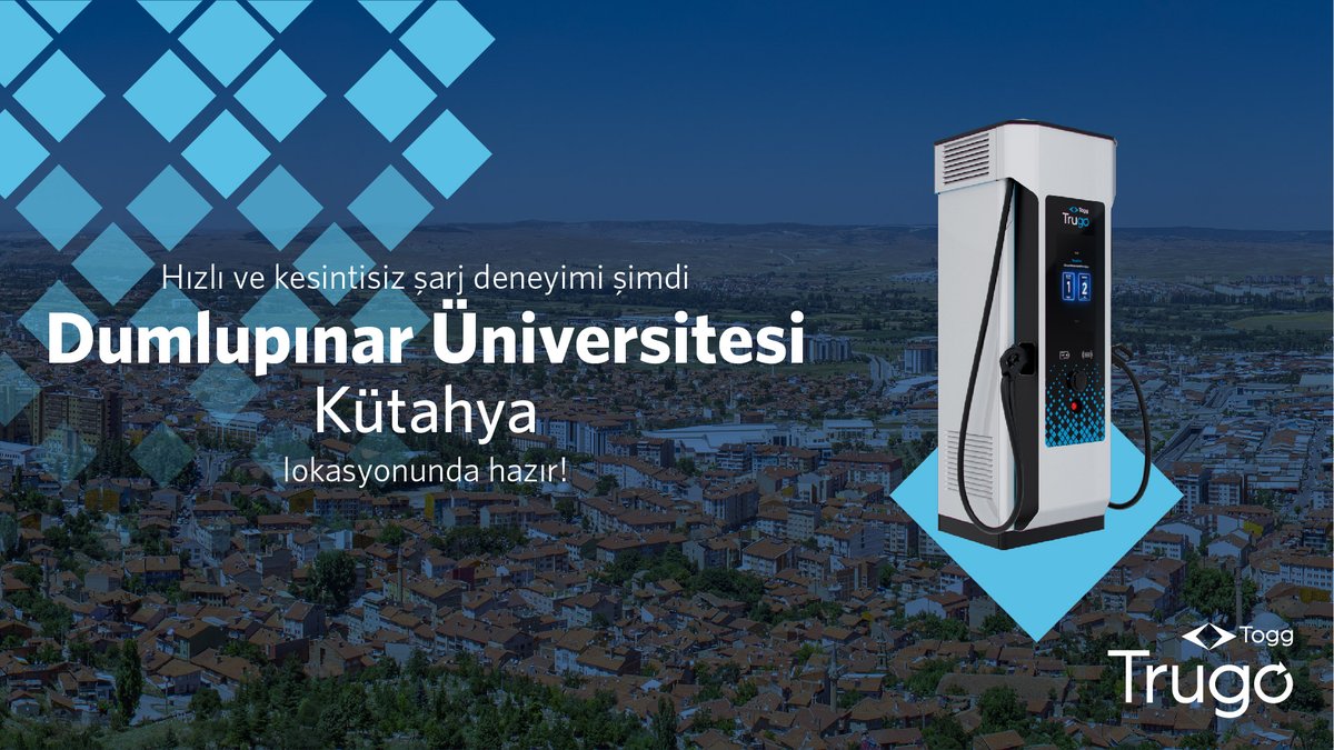 Trugo ile hızlı ve kesintisiz şarj deneyimi şimdi Dumlupınar Üniversitesinde

📍Kütahya

Trugo uygulamasını indirmek için: bit.ly/3Zn9rva

#SmartCharging
#Trugo