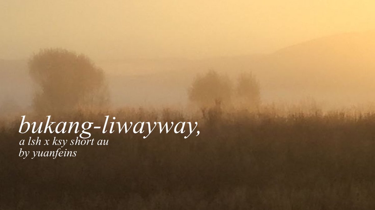 yuanfeins's tweet photo. bukang-liwayway,
a lsh x ksy short au

söøhyuk &amp; høshí; and how the daybreak turns prettier when they're together. https://t.co/bkNIXY8XJc