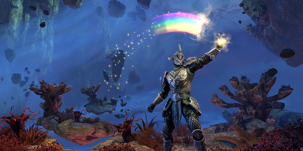 TESOnline's tweet image. #ESO Stream Team Member, @loctavian00, is hosting a series of livestreams and in-game activities in support of @TrevorProject and Pride Month. Check out all the happenings in this Community Spotlight article: beth.games/44aQgrd