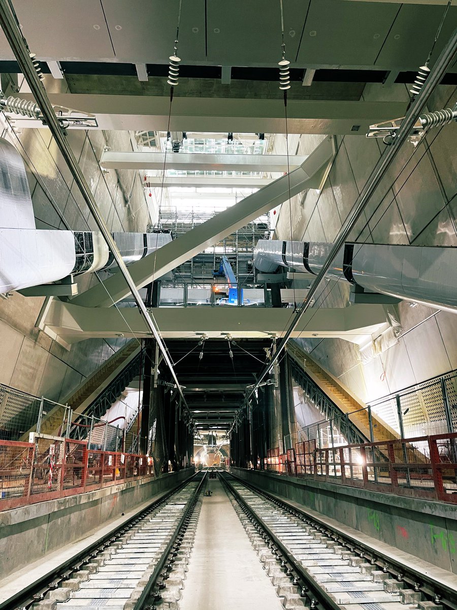 La Gare de Porte Maillot sur le @RERE_T4_SNCF ça va être quelque chose d’incroyable.