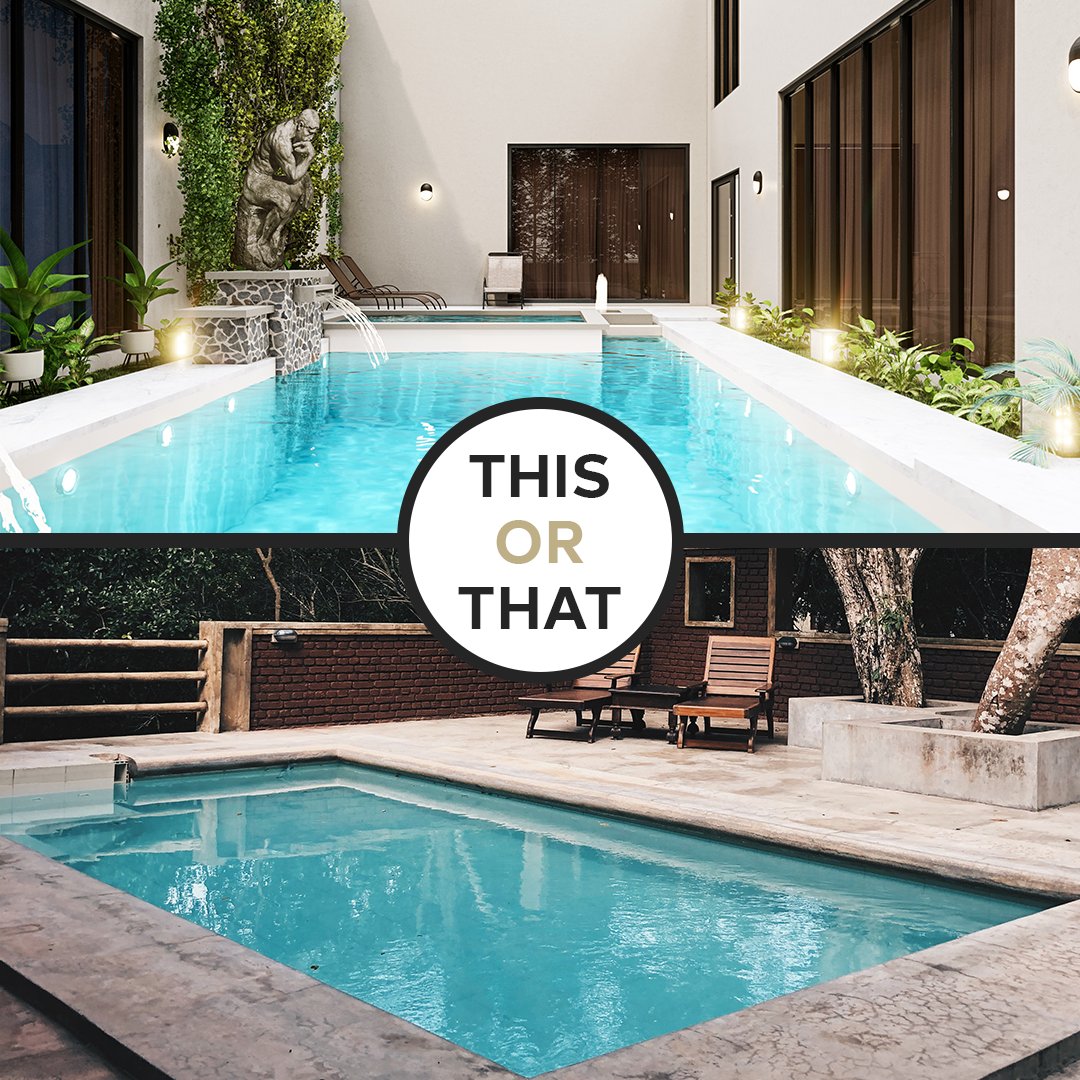 What pool design do you like better? Comment below! Diana McIntyre Century 21 Bamber Realty Ltd. 403-401-0533 Web: itsSold.ca Email: Diana@itsSold.ca facebook.com/33378972330273…