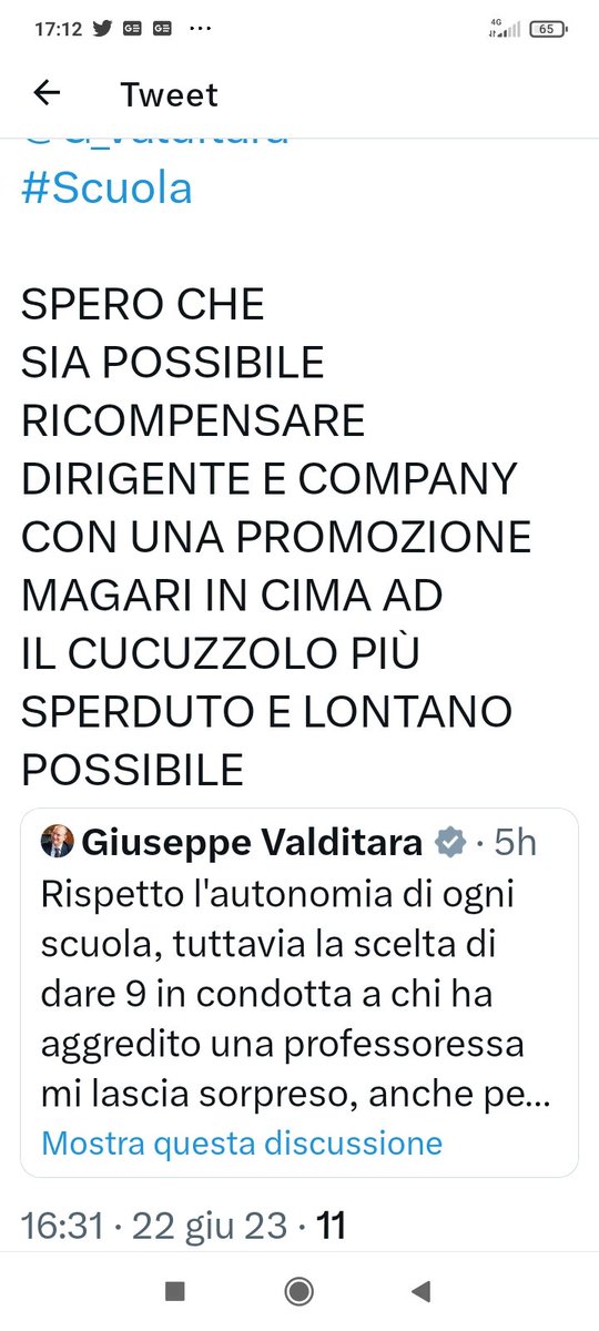 #LaVitaInDiretta