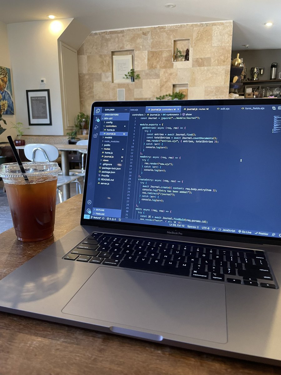 Unpopular opinion:

Coding at coffee shops sucks. 

I need two monitors.