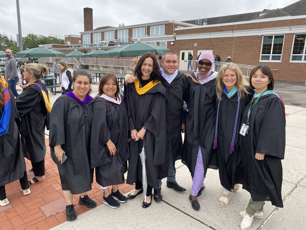 LHS World Language Staff present and accounted for at LHS graduation!  #SimplyTheBest LPS <a href="/LivSchoolsTEAM/"><a href="/LivSchools/">Livingston Schools</a>TEAM</a> @LivSchools @RosenzweigLHS