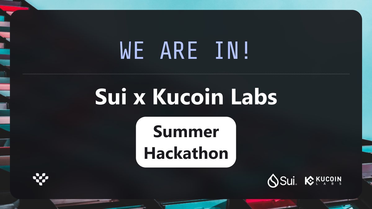 We are absolutely delighted to share that @interest_dinero was selected to participate in the @SuiNetwork & @KCLabsOfficial Summer #Hackathon!

So big shout-out to organizers and best of luck to the other projects partaking.

We look forward to showcasing what we are #BUIDLING!