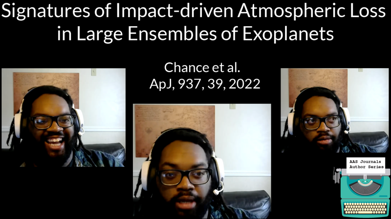 American Astronomical Society (AAS) (@aas_office) on Twitter photo AAS Publishing has launched a special series of AAS Journal Author video chats in collaboration with <a href="/BlackInAstro/">Black In Astro ™</a> for #BlackSpaceWeek to highlight the work of several incredible Black astronomers.
<a href="/QuadryChance/">Quadry Chance</a> (<a href="/UF/">FLORIDA</a>) joins us to chat about exoplanets: youtu.be/iJJOPyJv_TA AAS Publishing has launched a special series of AAS Journal Author video chats in collaboration with <a href="/BlackInAstro/">Black In Astro ™</a> for #BlackSpaceWeek to highlight the work of several incredible Black astronomers.
<a href="/QuadryChance/">Quadry Chance</a> (<a href="/UF/">FLORIDA</a>) joins us to chat about exoplanets: youtu.be/iJJOPyJv_TA