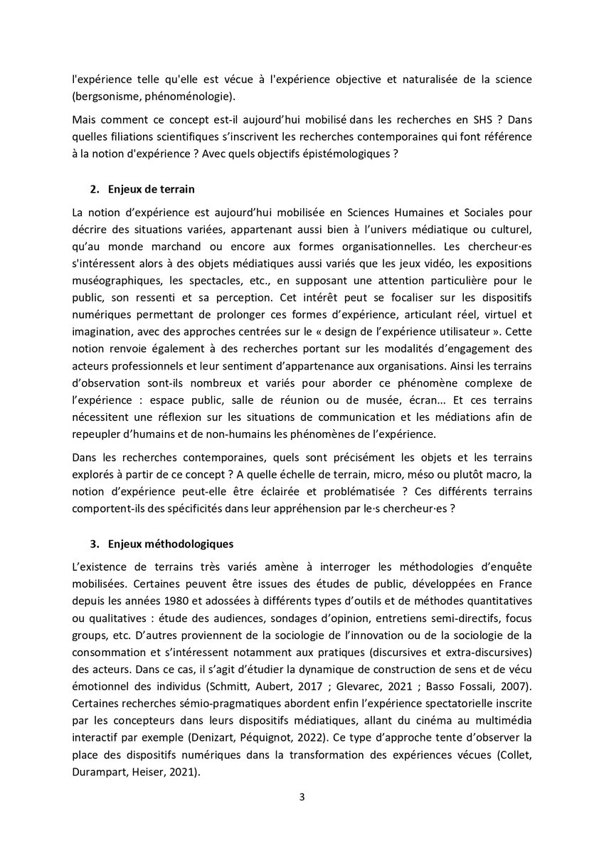 elenalapinatlse's tweet photo. Nous organisons, avec l'équipe de l'axe MOCEN du LERASS, un colloque international autour de la notion de l'expérience. Nous attendons vos propositions de communication avant le 15 décembre 2023, pour les 3 jours du colloque à Toulouse en fin mai 2024 ! https://t.co/A07dWnHxis