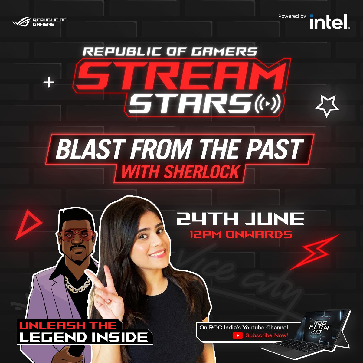 ASUS_ROG_IN's tweet photo. Comment your favorite Nostalgia game and Join Sherlock on a trip down memory lane this weekend on #ROGStreamStars!
Don't Miss Out Subscribe to ROG India's YouTube channel Now!
#ROGIndia #ROG #Streaminglive #Streamers #Memereview #Memes #youtubelivestreams https://t.co/CqMfGBYAmK