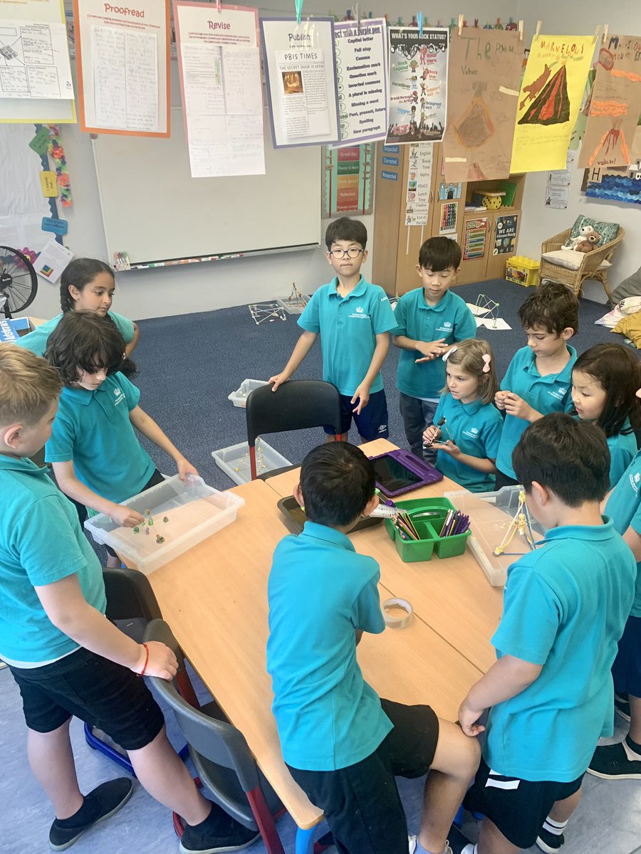 Mr_Harries_PBIS's tweet photo. Year 3’s creativity and engineering skills were tested as they were challenged to construct earthquake-proof structures out of materials different 🛕 We then tested them on a jelly surface and shook the structure for 10 seconds! 🛠️ #STEAMproject #HandsOnLearning https://t.co/N4mSX88IE8
