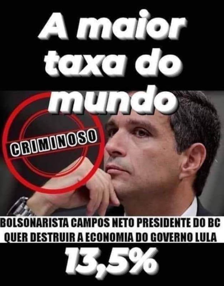 🚨 Vamos exigir sua saída. 🚨

Compas vamos Fortalecer esse movimento, não podemos deixar ele atrapalhar o crescimento do pais!  Copie, cole e RT. 👇

FORA CAMPOS NETO
FORA CAMPOS NETO
FORA CAMPOS NETO
FORA CAMPOS NETO
FORA CAMPOS NETO
FORA CAMPOS NETO