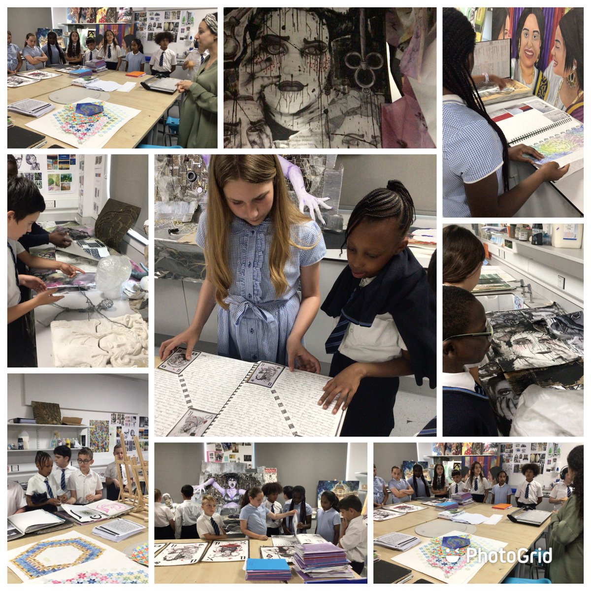 5ZC were really excited to go to see the A Level Art on display today! Thank you so much for letting us see your work: Emily, Nazeefah and Lamis and Ms. Goschalk for showing us around. 
<a href="/GoresbrookSc/">Goresbrook School</a>