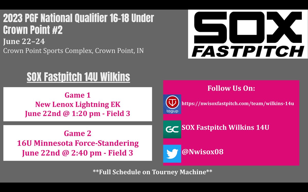 Playing up in 16u this weekend in Crown Point. Come and watch us play! @NwiSox08 @LakeCentralSB