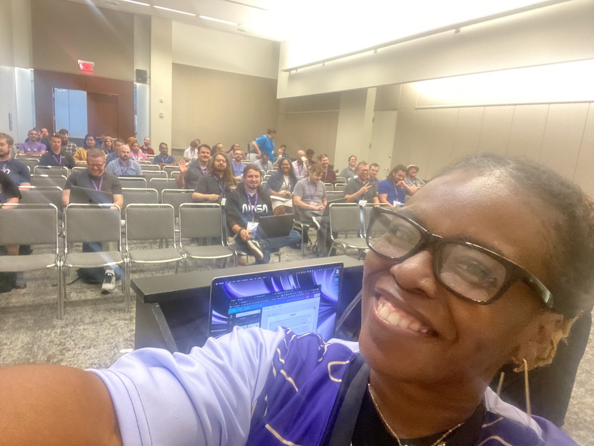 blkgrlcto's tweet image. Pretty decent turnout for an early morning talk! Thanks to everyone who showed up to my #KCDC2023 talk: 

A Full-Stack Developers Guide to DevOps

I took the leap and did a live demo…and I didn’t even die 🙌🏾

….and the demo worked 🥳🍾🎊🎉