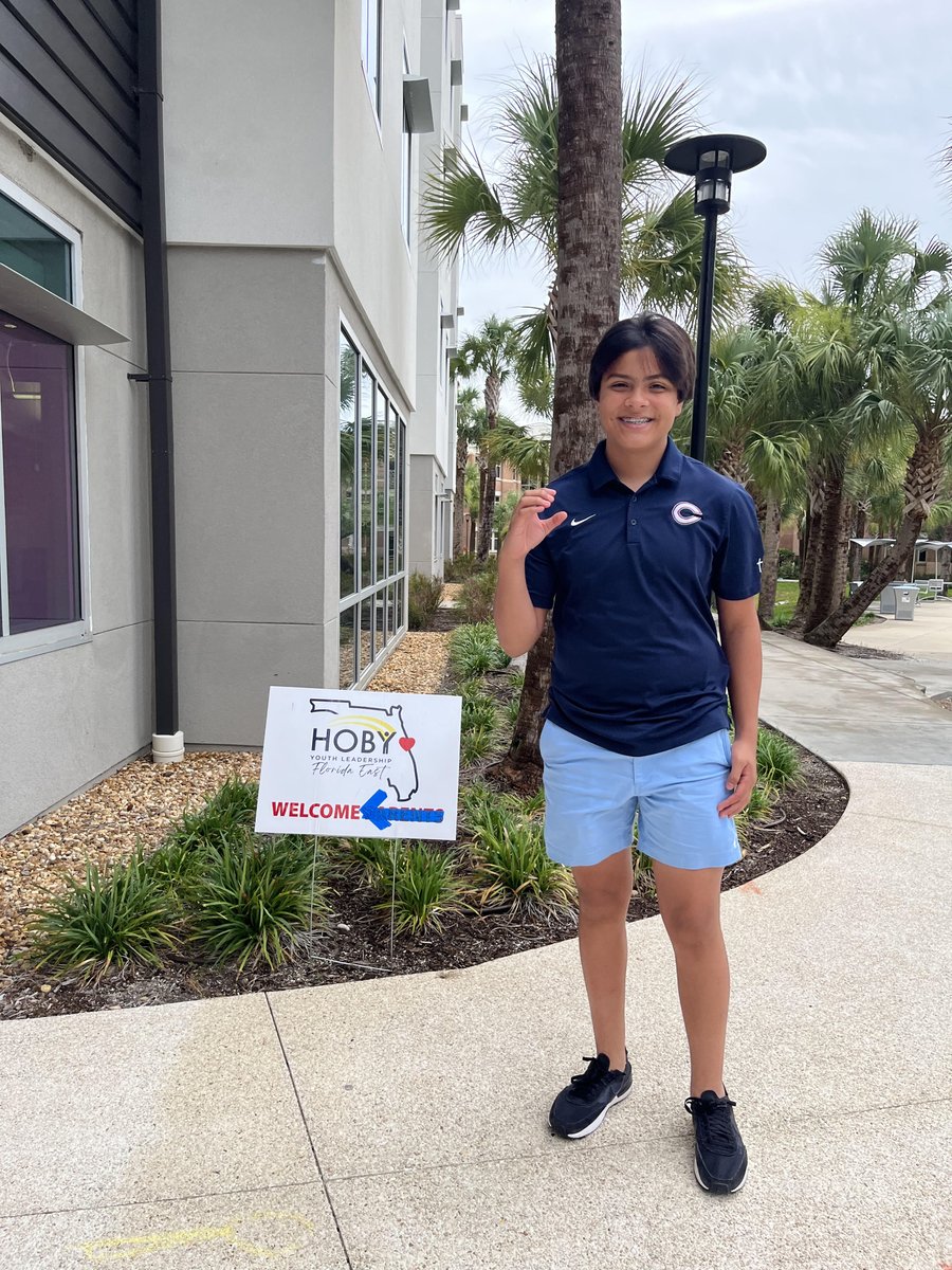 ColumbusHS_Mia's tweet photo. Christian San Juan ‘23 represented CCHS at the HOBY Florida East Youth Leadership Seminar last weekend, receiving the “Outstanding Leadership” award. He was also recognized with a scholarship and travel stipend to attend HOBY's World Leadership Congress. #CPride #Adelante https://t.co/h7HDOzdLtN