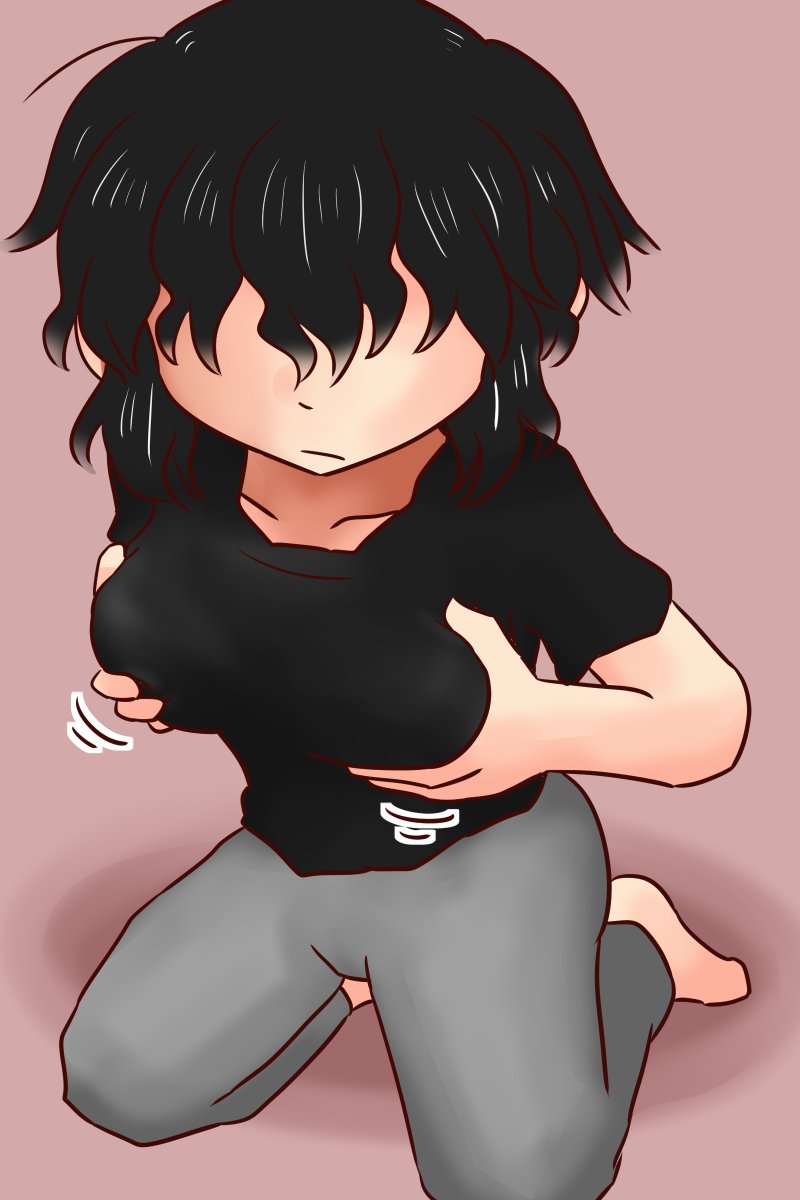 「大きくても嬉しくない理子ちゃん(オリジナル)」|パキラのイラスト