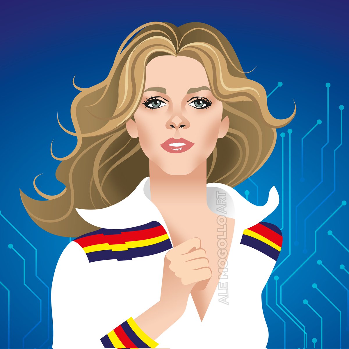 alemogolloart's tweet image. Happy birthday to the wonderful Lindsay Wagner, who is 74 today. Unforgettable as the Bionic woman. Were you a fan?
#lindsaywagner #thebionicwoman #classictv #happybirthday #fanart #alejandromogolloart