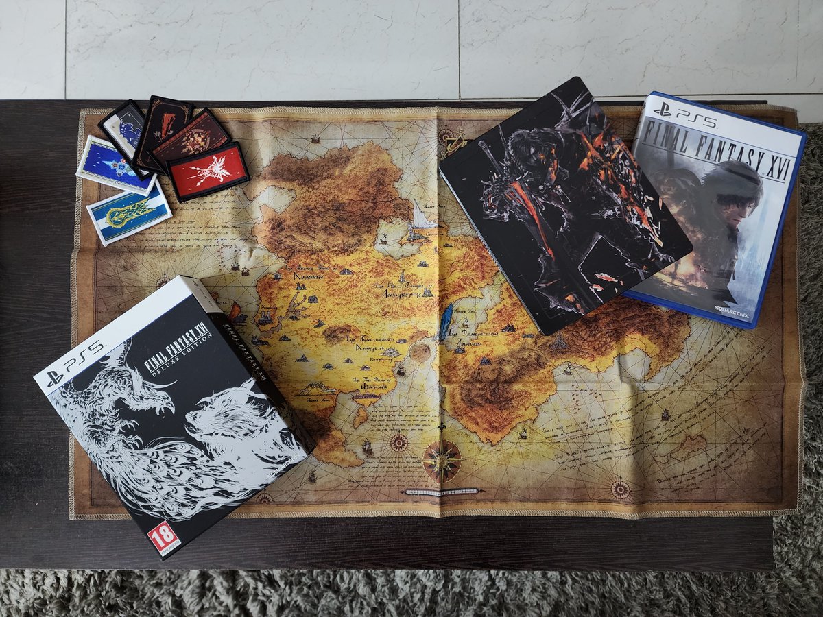 Gosh! That steelbook case and cloth map is absolutely gorgeous 😍 Can't wait to dive into the world of FF16 🤩🤩 The demo already had me captivated right from the beginning!
#ff16 #finalfantasyxvi #ps5india #indianconsolegamer