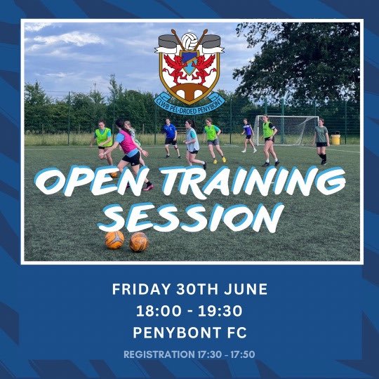 📣 We are excited to hold an open training session/recruitment evening on Friday 30th June 18:00-19:30 at our club (3G). 

✏️ To register an interest, complete the office form or dm us for details!