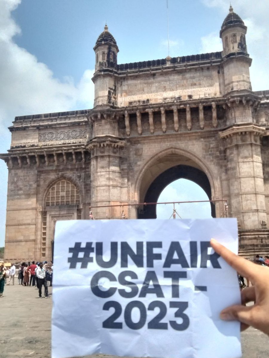 Bishnoi_013's tweet image. UPSC is not a infallible.
We want justice.
Unfaircsat23

#अनफेयर_सीसैट2023 #UnfairUPSC #सीसैट