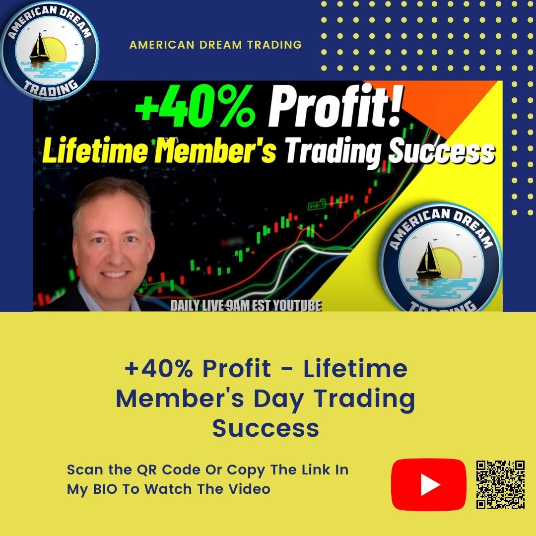 +40% Profit Lifetime Member's Day Trading Success  #americandreamtrading #tradingtips #daytrading101 #daytrader #stockstowatch #daytrading #learntotrade #stocks #stockmarket #stockinvesting #optionstrading #education #stockstotrade #daytrade #tradingmentor