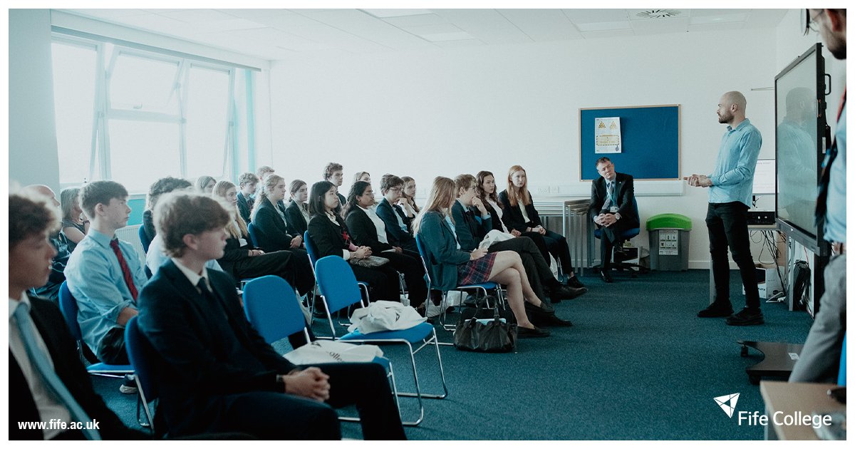 Fife College on Twitter "🤝 We also pupils from StLeonards