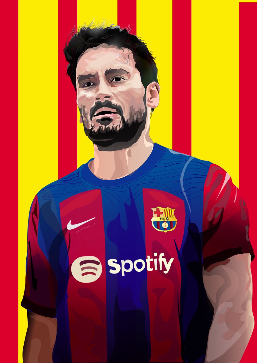 İlkay Gündoğan  🔵🔴⏳✅

@FCBarcelona @IlkayGuendogan 

#gundogan #fcbarcelona #culer #vectorart #illustration #football #ManCity #spain #fcb #transfer #barça ~ (Vector Art)