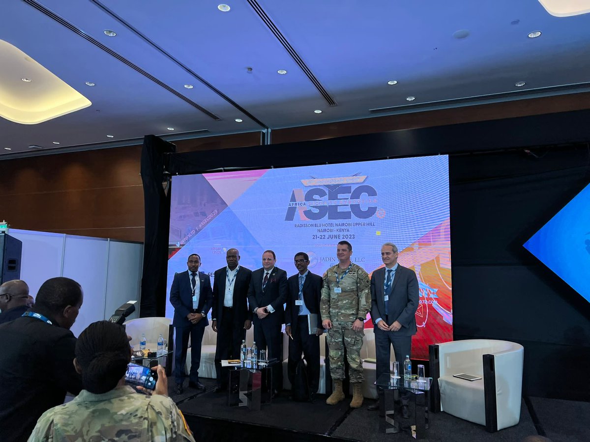 UN_OROLSI's tweet image. 21-22 June, #DDRS participated in the #ASEC2023 in #Nairobi. During the session on military ops &amp;amp; counterterrorism efforts, DDRS emphasized on strategies &amp;amp; complementary frameworks for managing the risks posed by members of non-state armed groups through the new approach on DDR.