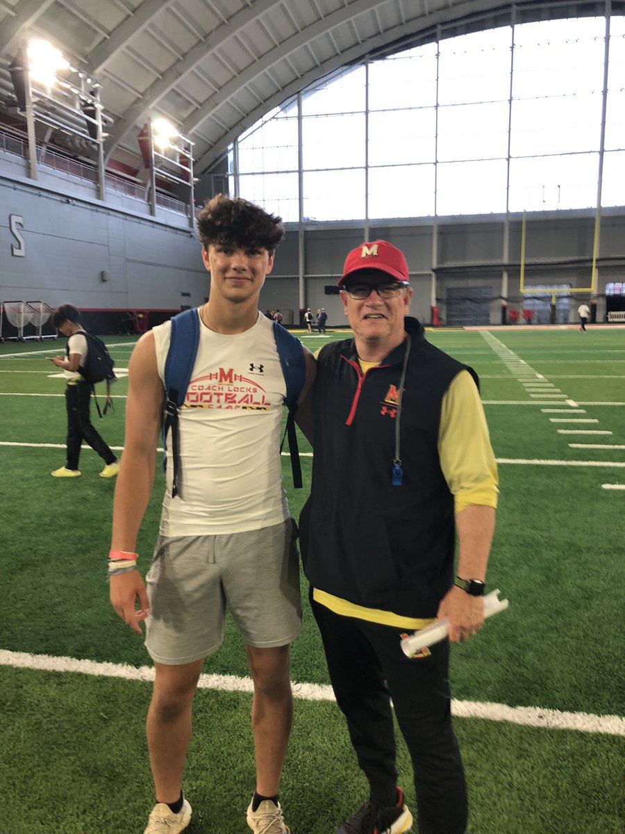Had a great time at the Maryland football camp with <a href="/GunterBrewer/">Gunter Brewer</a> and the rest of the staff.