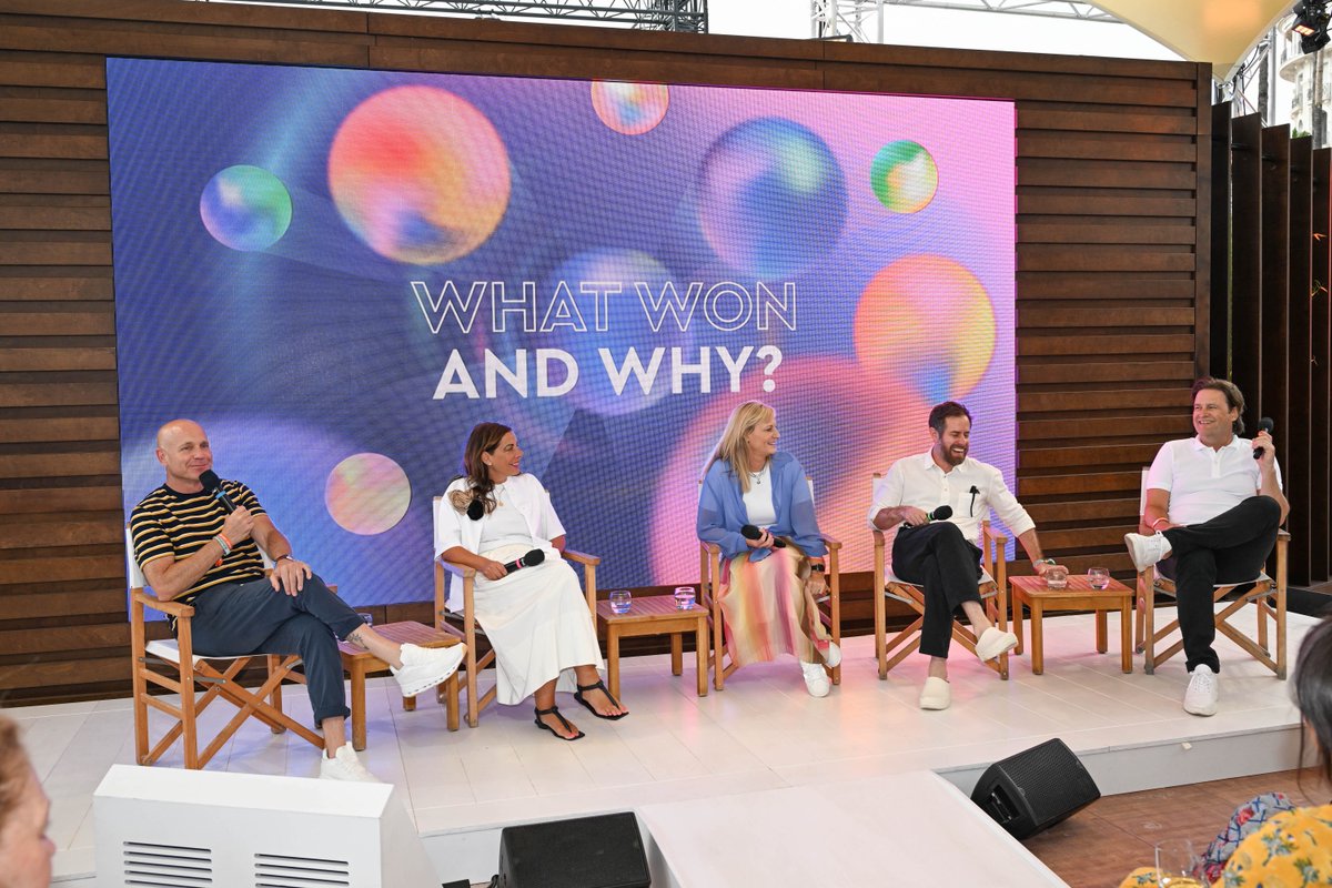 VMLY&R Global Chief Creative Officer @DebbiVandeven joined @WPP’s Rob Reilly and a panel of experts from @GreyGroup, @Ogilvy, and @WunThompson at #WPPBeach to discuss what won and why during #CannesLions2023. #VMLYRatCannes #WPPCannes