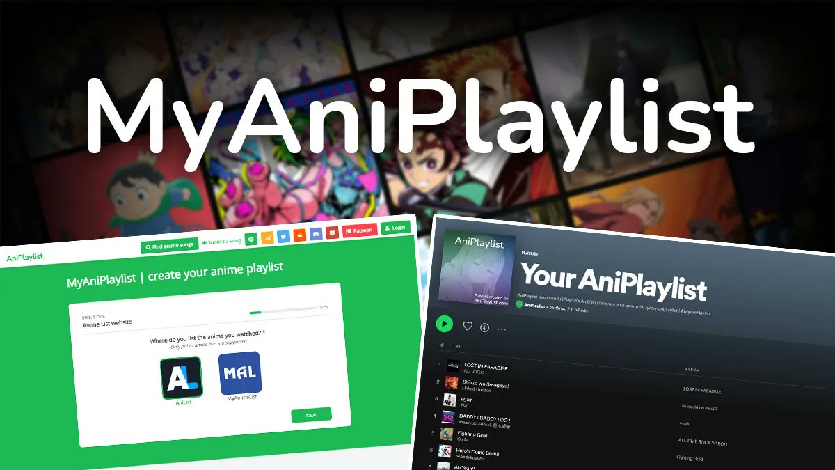 AniPlaylist  K Opening on Spotify & Apple Music