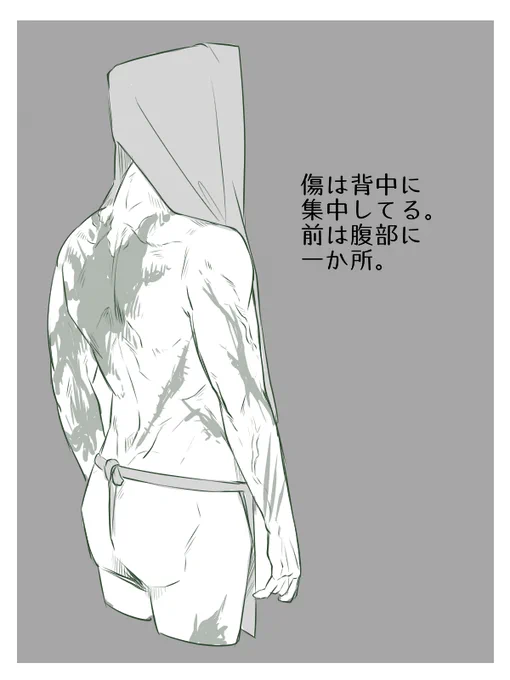 傷の補足