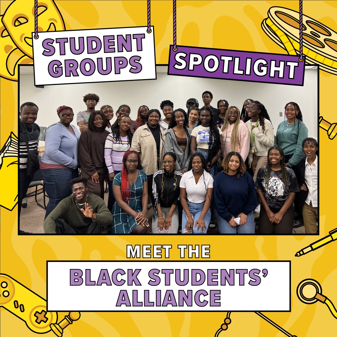 SAMacEwan's tweet photo. STUDENT GROUPS SPOTLIGHT - BSA
We're back with another Student Groups Spotlight! Meet the Black Students' Alliance, this year's recipient of the New Student Group of the Year Award.
Visit https://t.co/3q2nrTt5yR to read the full article
#studentgroups #yeg https://t.co/mTz8m1YJor