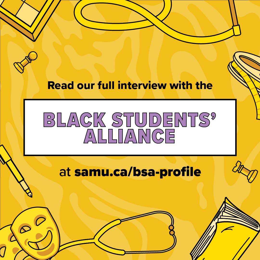 SAMacEwan's tweet photo. STUDENT GROUPS SPOTLIGHT - BSA
We're back with another Student Groups Spotlight! Meet the Black Students' Alliance, this year's recipient of the New Student Group of the Year Award.
Visit https://t.co/3q2nrTt5yR to read the full article
#studentgroups #yeg https://t.co/mTz8m1YJor
