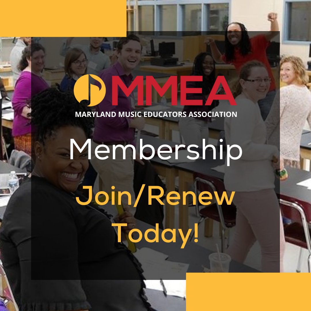 Your membership in the MMEA community helps strengthen our advocacy voice at a state and national level. Consider becoming a member or renewing your membership today.
Take advantage of our current rates and Join/Renew NOW:
nafme.org/membership/