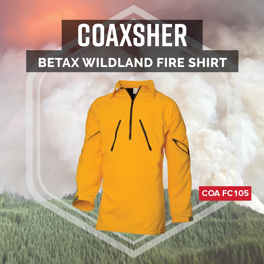 Designed to keep you cool in the hottest of environments, the Coaxsher BetaX Wildland Fire Shirt allows for maximum torso airflow to cool down your core allowing you to stay alert and focused. nationalfirefighter.com/coaxsher-betax…