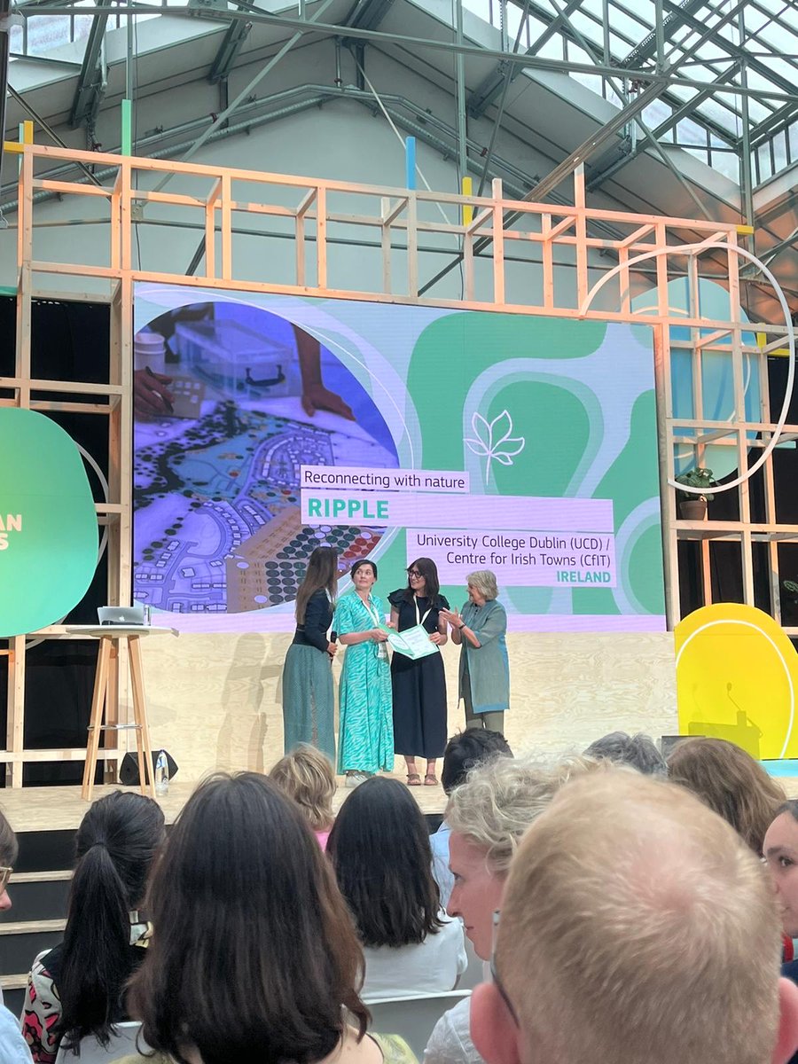 Amanda (@gibneyamanda) on Twitter photo The UCD Creative Ireland-funded "Ripple" was announced as the winner in the New European Bauhaus Prizes 2023 in Brussels today!
There were more than 1450 applications to the New European Bauhaus Prizes, so the UCD group beat off stiff competition! <a href="/UCDCivEng/">UCD Civil Engineering</a> @UCDCfIT <a href="/UCDEngArch/">UCD College of Engineering & Architecture</a> The UCD Creative Ireland-funded "Ripple" was announced as the winner in the New European Bauhaus Prizes 2023 in Brussels today!
There were more than 1450 applications to the New European Bauhaus Prizes, so the UCD group beat off stiff competition! <a href="/UCDCivEng/">UCD Civil Engineering</a> @UCDCfIT <a href="/UCDEngArch/">UCD College of Engineering & Architecture</a>