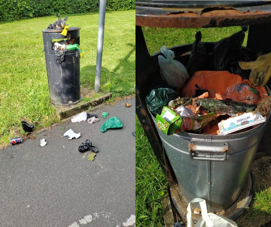 On Fridays our landscape team empty the 37 public bins in Lightmoor Village and our estate caretaker team regularly litter pick. Today a bin was full and on emptying, saw it contained 4 bags of household rubbish, we respectfully ask residents to dispose of rubbish responsibly https://t.co/c9ddH6JrRc