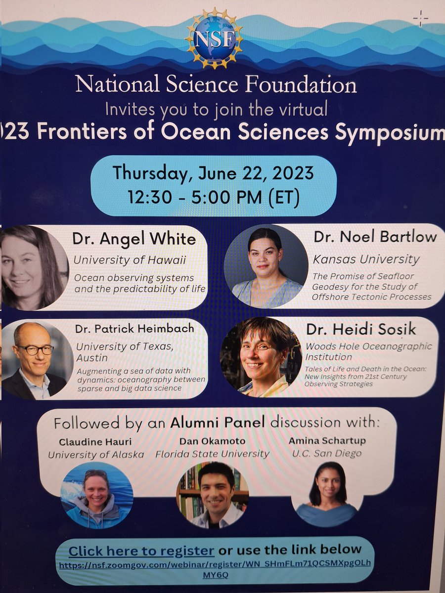Join us this morning for the 2023 Frontiers of Ocean Sciences Symposium