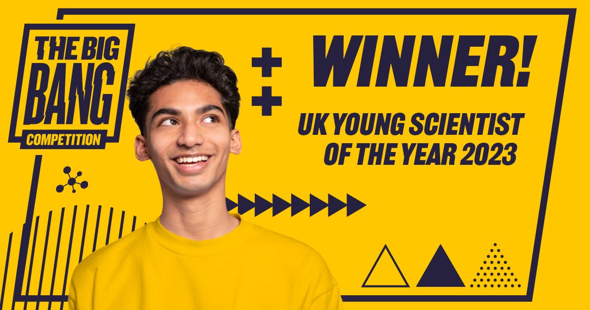 Huge congatulations to the UK Young Scientist of the Year 2023, Kaycee Deery from <a href="/SaintMarysDerry/">St Mary's College</a> with their project Natural sunscreen preparations. Judges were impressed with this project which combined biology &amp; chemsitry with fascinating and well thought through results!