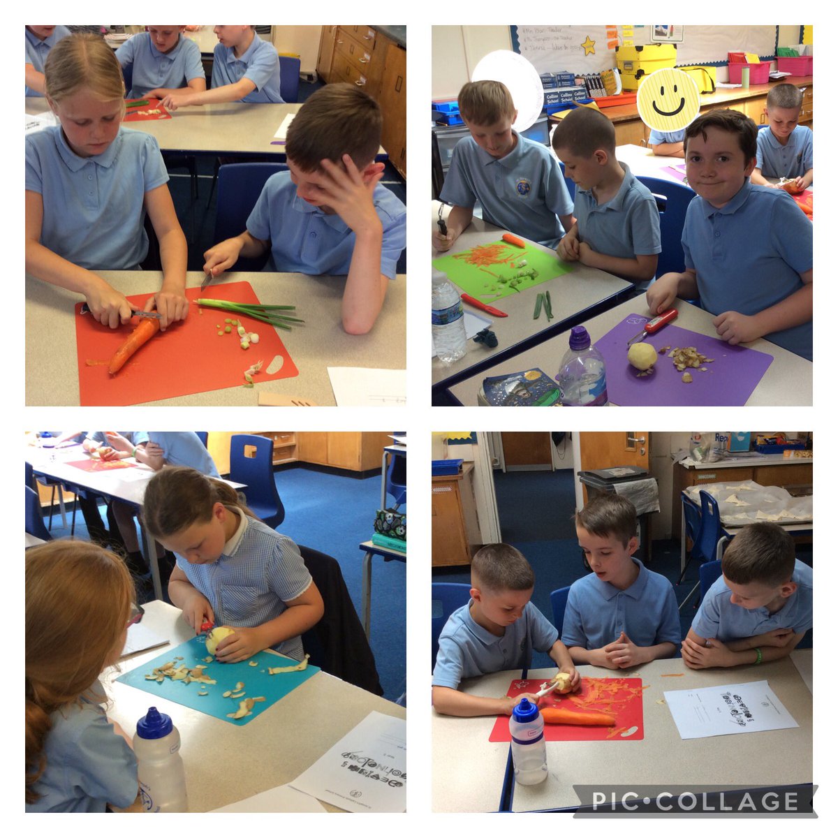 StJosephU's tweet photo. 5N had an amazing afternoon making vegetable samosas as part of our DT project. We learnt many new skills such as peeling, cutting and grating as well as demonstrating excellent teamwork! Well done 5N! #SJUDT https://t.co/fB5NgJpTC9