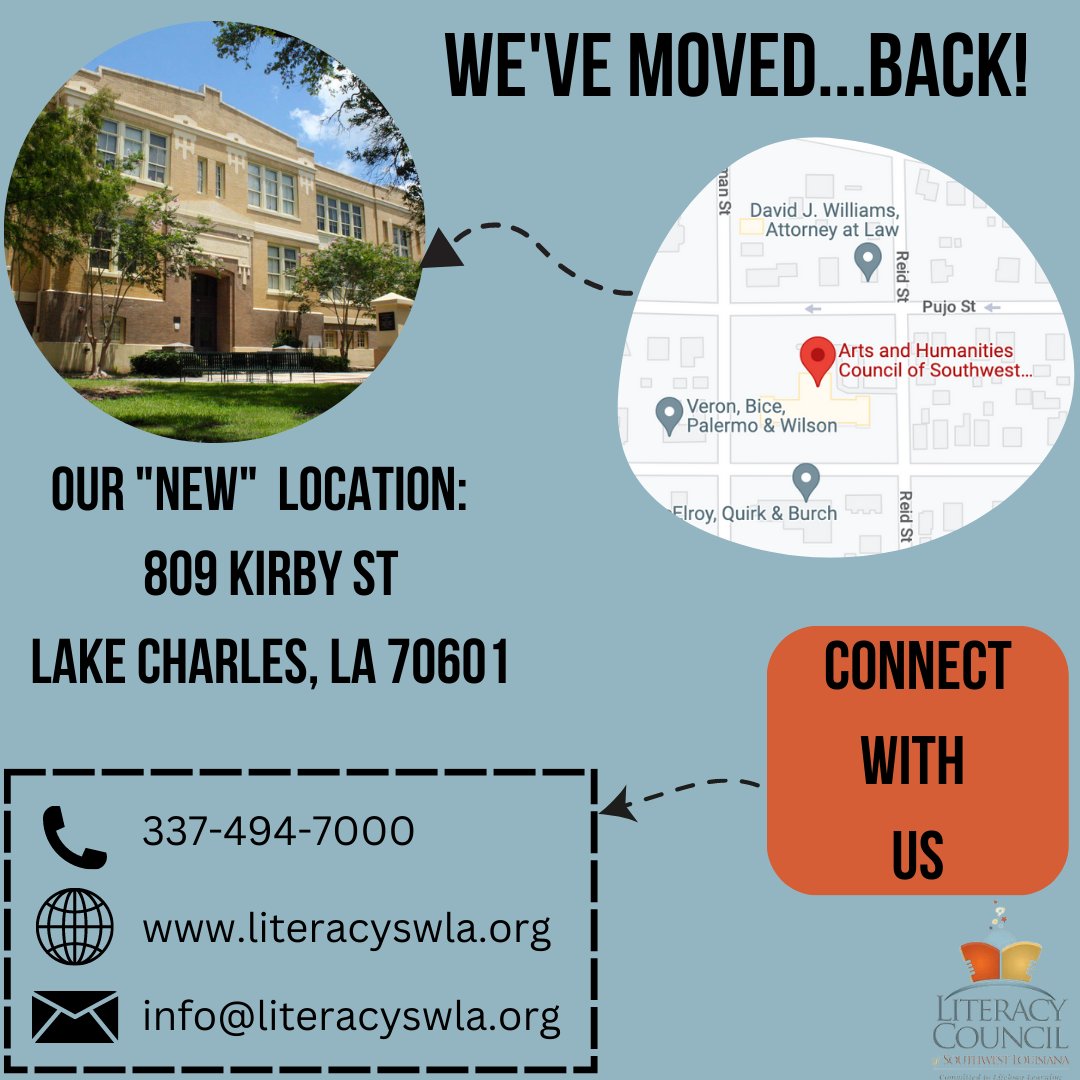 LiteracySWLA's tweet image. We're back!! 
#literacycouncilswla
#literacycouncil
#literacychangeslives